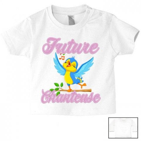 Tee-shirt de bébé futur militaire comme papa