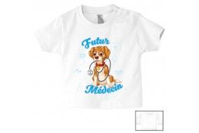 Tee-shirt de bébé futur militaire comme papa