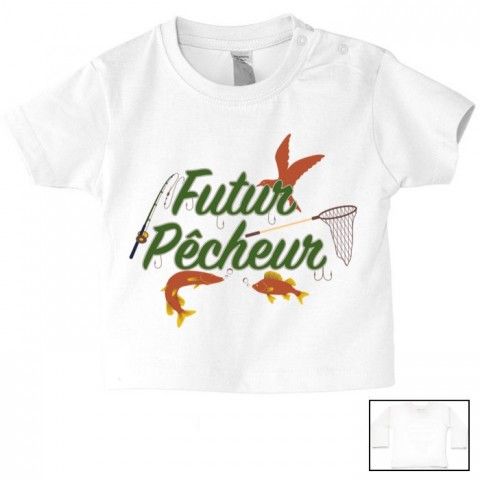 Tee-shirt de bébé futur militaire comme papa