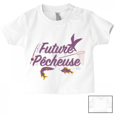 Tee-shirt de bébé futur militaire comme papa