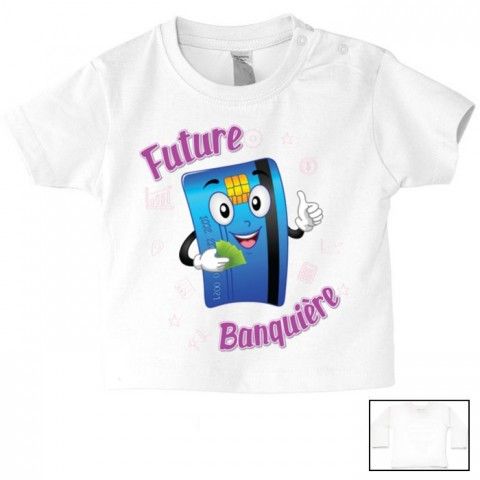 Tee-shirt de bébé futur militaire comme papa