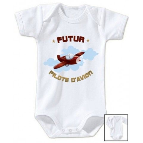 Body de bébé futur militaire comme papa