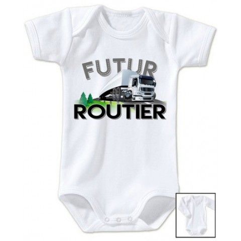 Body de bébé futur militaire comme papa