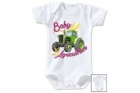 Body de bébé baby agriculteur