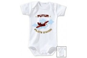 Bavoir de bébé futur militaire comme papa  