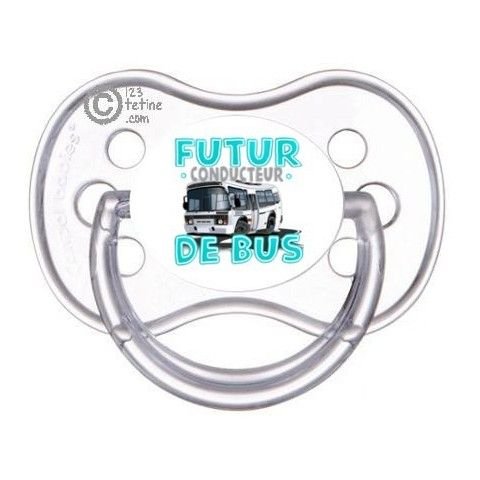 Tétine de bébé futur pilote d’avion nuages