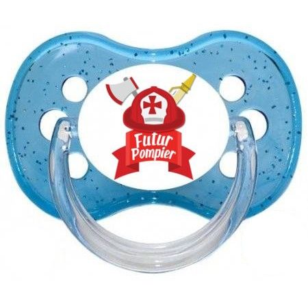 Tetine De Bebe Futur Pompier Avec Casque