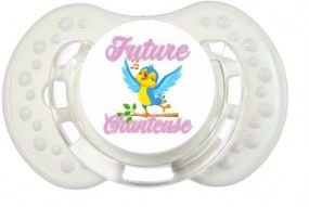 Tétine de bébé futur pilote d’avion nuages