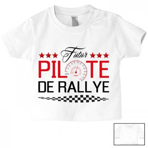 Tee-shirt de bébé futur militaire comme papa