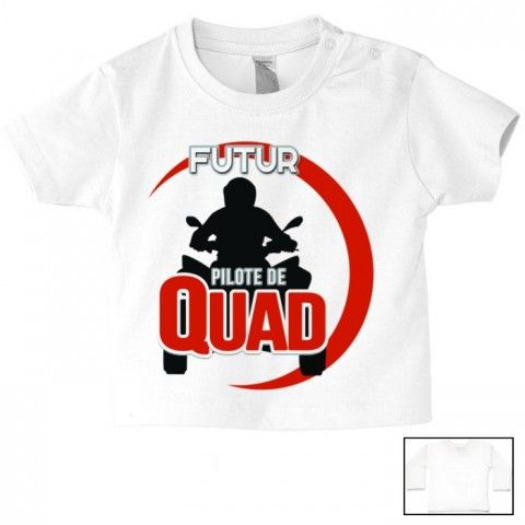 Tee-shirt de bébé futur pilote de rallye best