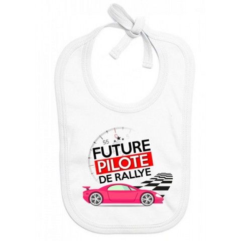 Bavoir de bébé futur pilote de rallye best