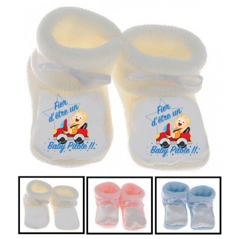 Chaussons de bébé futur pilote de rallye best