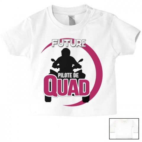 Tee-shirt de bébé futur pilote de rallye best