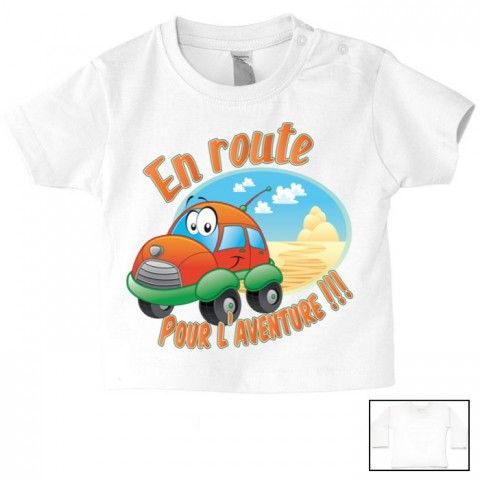 Tee-shirt de bébé futur pilote de rallye best