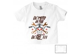 Tee-shirt de bébé futur carpiste comme papa