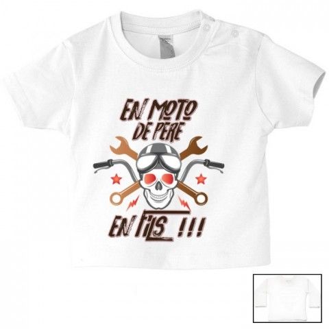 Tee-shirt de bébé futur carpiste comme papa