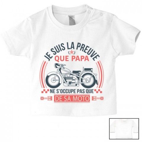 Tee-shirt de bébé futur pilote de rallye best