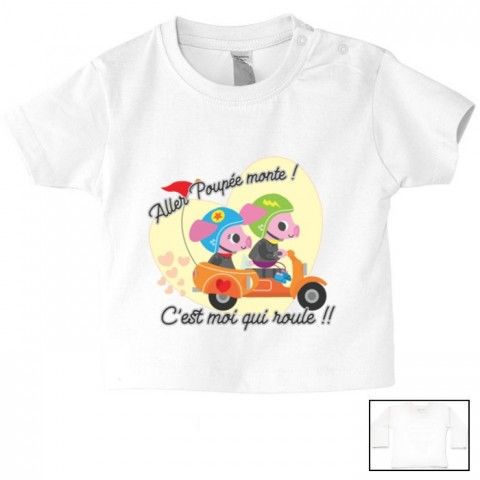 Tee-shirt de bébé futur pilote de rallye best