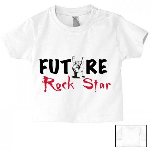 Tee-shirt de bébé futur carpiste comme papa