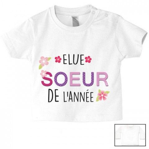 Tee-shirt de bébé je suis le prince des râleurs le roi c’est mon frère