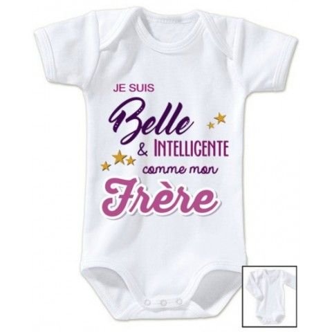 Body de bébé je suis le prince des râleurs la reine c’est mon frère 