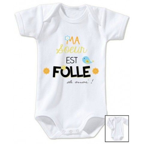 Body de bébé je suis le prince des râleurs la reine c’est ma sœur