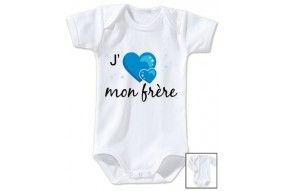 Body de bébé je suis le prince des râleurs la reine c’est mon frère 