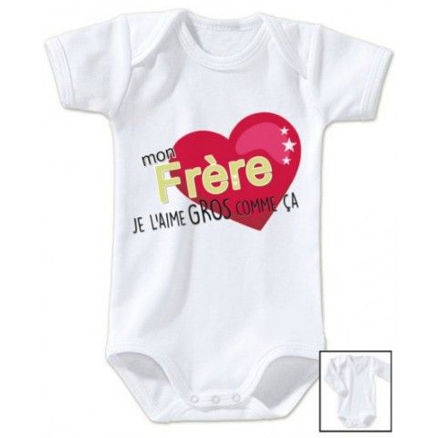 Body de bébé je suis le prince des râleurs la reine c’est ma sœur