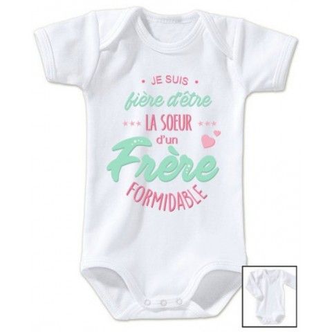 Body de bébé je suis le prince des râleurs la reine c’est mon frère 