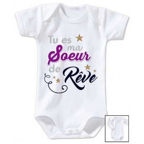 Body de bébé je suis le prince des râleurs la reine c’est mon frère 