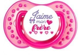 Tétine de bébé je suis le prince des râleurs la reine c'est ma sœur