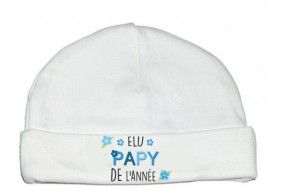 Bonnet de bébé élu papy de l’année garçon