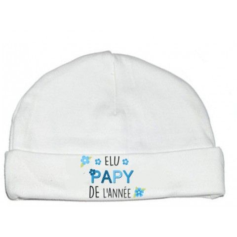 Bonnet de bébé élu papy de l’année garçon