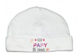 Bonnet de bébé élu papy de l’année fille