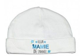 Bonnet de bébé élue mamie de l’année garçon