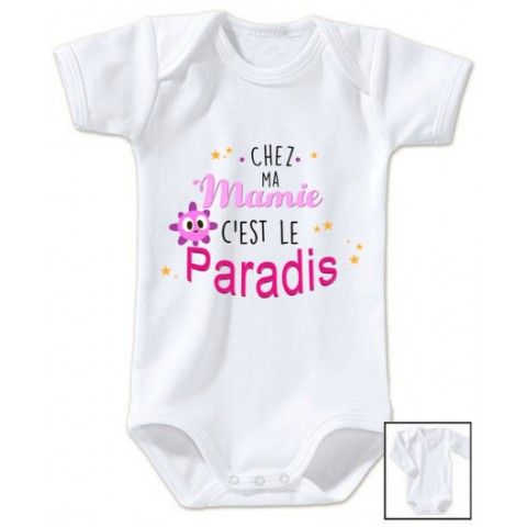 Body de bébé chez ma mamie c’est le paradis ensoleillé fille