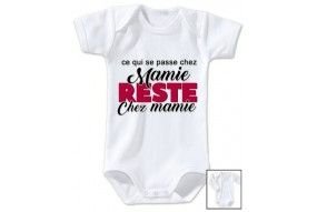 Body de bébé ce qui se passe chez mamie reste chez mamie