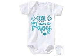 Body de bébé cool comme papy garçon