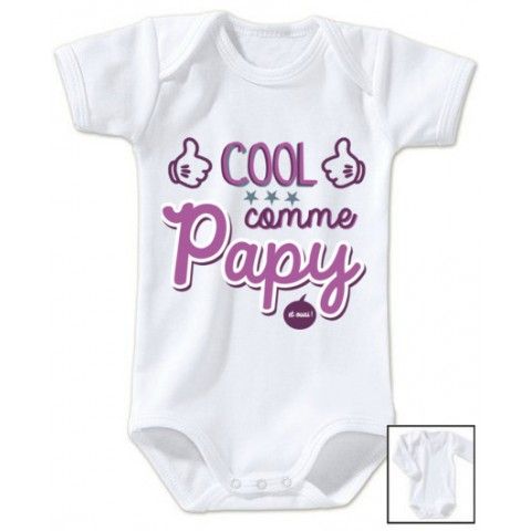 Body de bébé cool comme papy fille