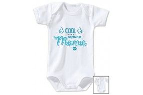 Body de bébé cool comme mamie garçon