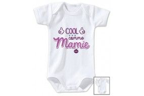 Body de bébé cool comme mamie fille