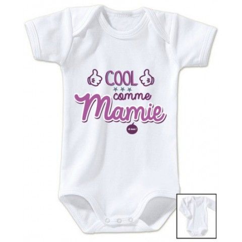 Body de bébé cool comme mamie fille