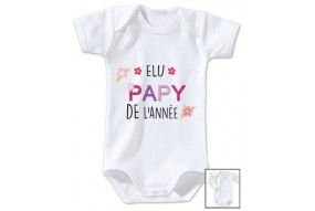 Body de bébé élu papy de l’année fille