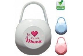 Boite à tétine je t’aime mamie cristal fille