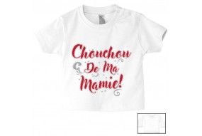 Tee-shirt de bébé chouchou de ma mamie