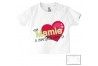 Tee-shirt de bébé ma mamie je l’aime gros comme ça