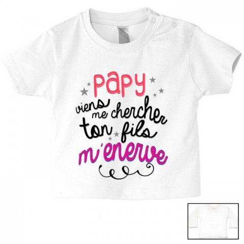 Tee-shirt de bébé futur militaire comme papa