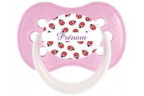 Tétine bébé fleur personnalisée