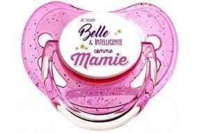 Tétine de bébé j'aime ma mamie