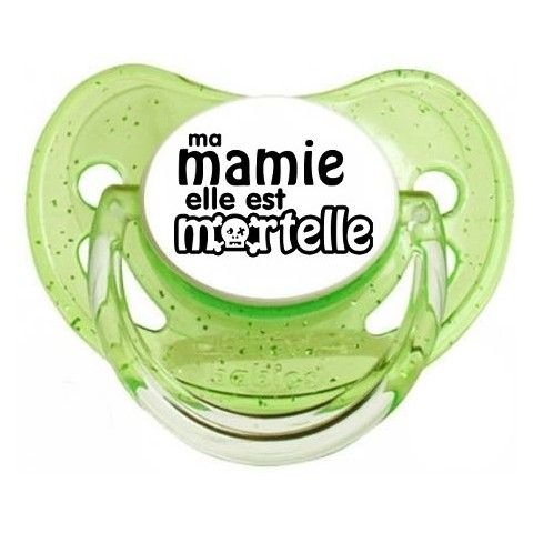 Tétine de bébé ma mamie elle est mortelle